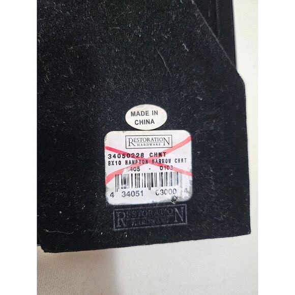 RESTORATION HARDWARE modern picture frame, black 9x11 thin frame - Picture 4 of 7